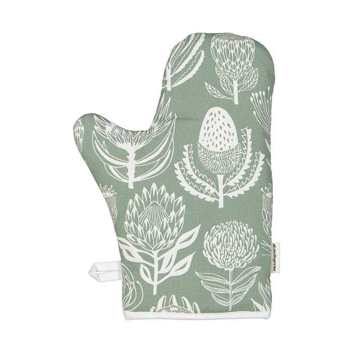 elevenpast Accessories Floral Kingdom Sage Single Oven Gloves | Eight Styles OGSIFKS