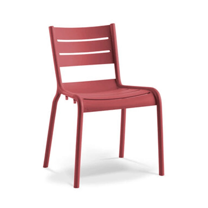 elevenpast Outdoor Chairs Burgundy Ola Polyprop Chair in Various Colours Ola Chair Bourdeax