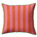 Cara Saven Scatter Cushions Orange and Pink Stripe Velvet Cushion OrangePinkStripedCushion