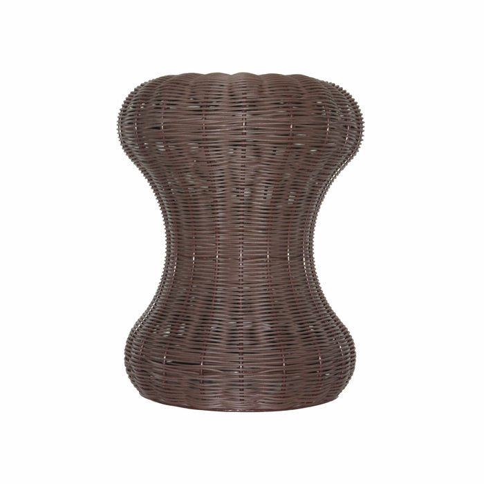 elevenpast Ottomans Shroom Resin Ottoman Mocha Brown OTT0001