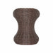 elevenpast Ottomans Shroom Resin Ottoman Mocha Brown OTT0001