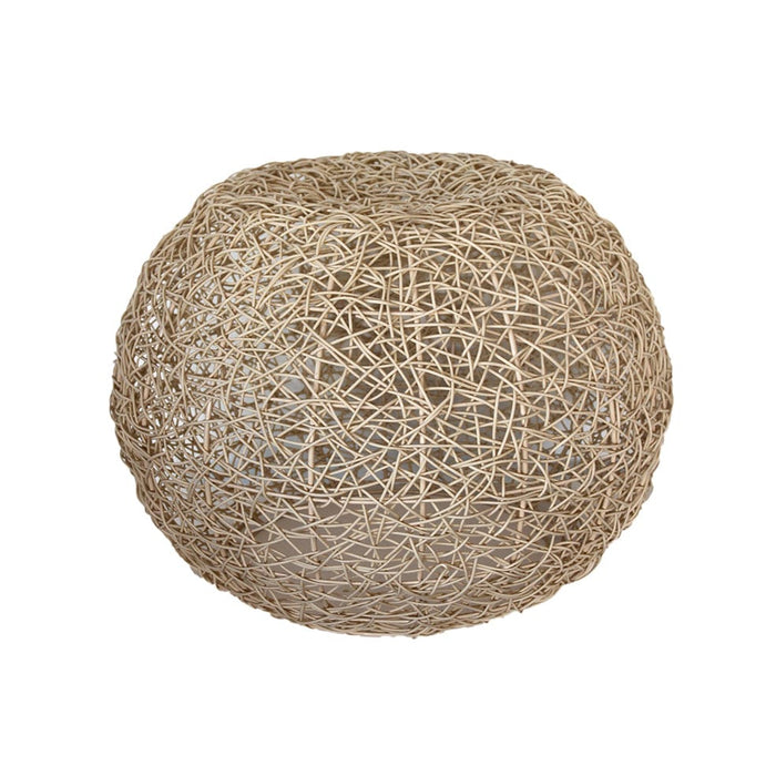 elevenpast Ottomans Round Resin Ottoman Natural OTT0011N