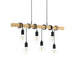 elevenpast Townshed Pendant Light Wood P1016 9002759954994