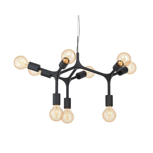 elevenpast Pendant Bocadella 9 Ligth Metal Pendant | Black P1117 9002759983468