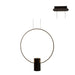 elevenpast Pendant Black Aurora Round LED Pendant Light | Black or White P1138B 6007328398615