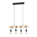 elevenpast pendant light Black Townshed Chandelier 4 Light - White | Black P1210