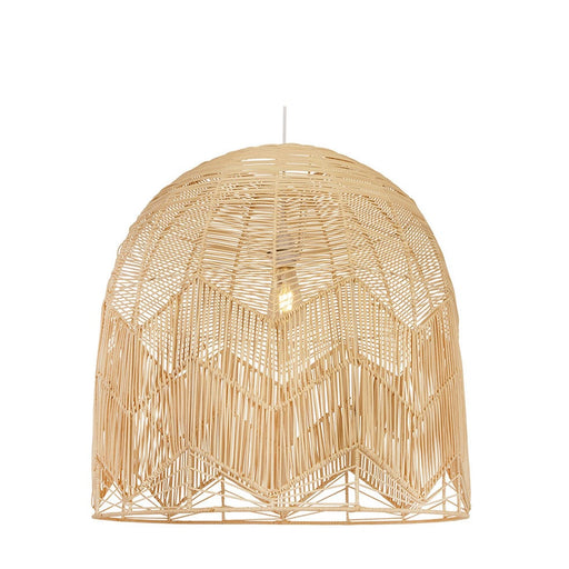 elevenpast Medium / Natural Toulon Pendant Light - Woven Rattan | 3 colours P1275N