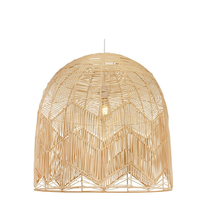 elevenpast Medium / Natural Toulon Pendant Light - Woven Rattan | 3 colours P1275N