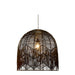 elevenpast Small / Black Toulon Pendant Light - Woven Rattan | 3 colours P1276B
