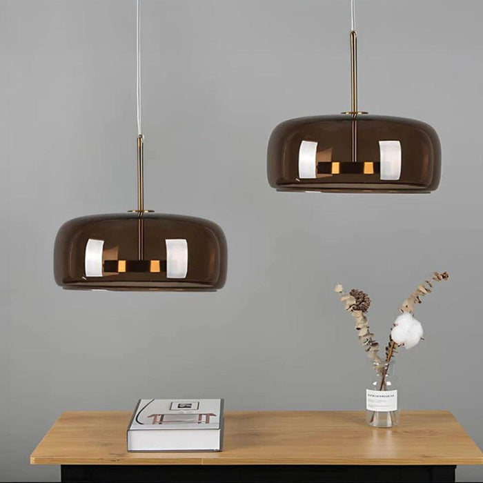 elevenpast Pendant Lights Irena Glass LED Pendant Light P1336 6009551809678