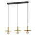 elevenpast pendant light Escandell 3 Light Pendant - Brushed Brass P1346 9008606273881