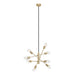 elevenpast pendant light Gradoli 8 Light Pendant - Brushed Brass P1348
