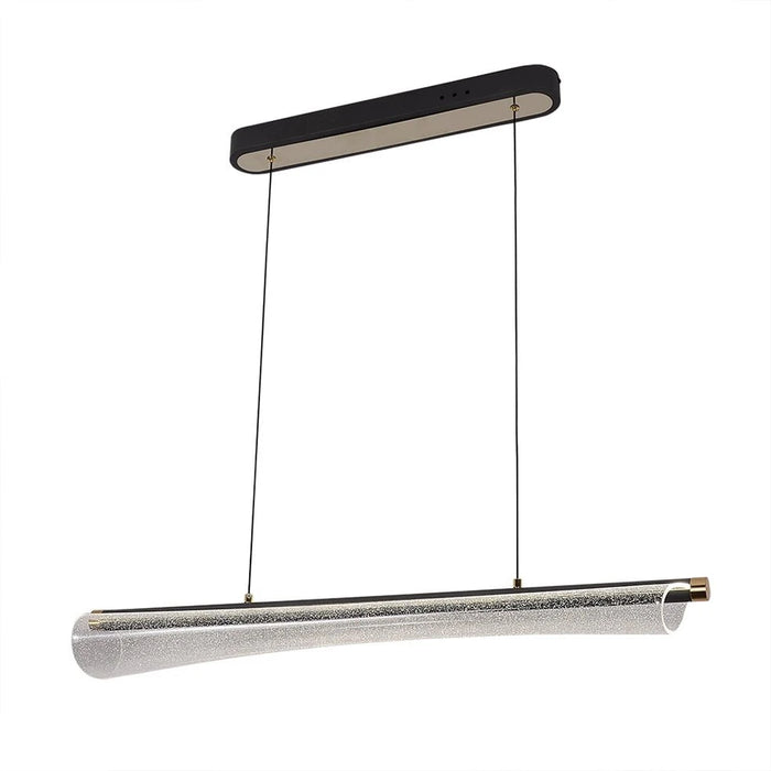 elevenpast pendant light Flare Clear LED Pendant Light - Black and Gold P1365