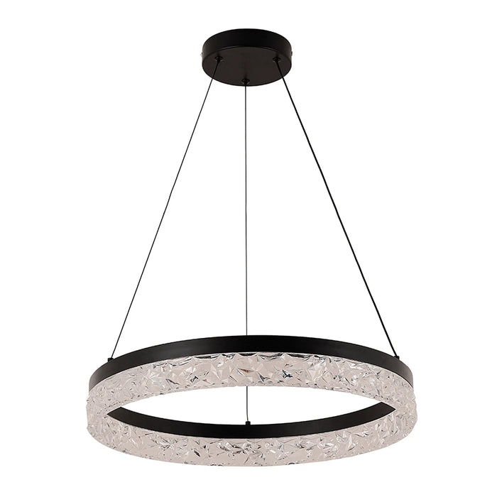 elevenpast pendant light Glint Crystal LED Pendant - Black P1366 6009551811466