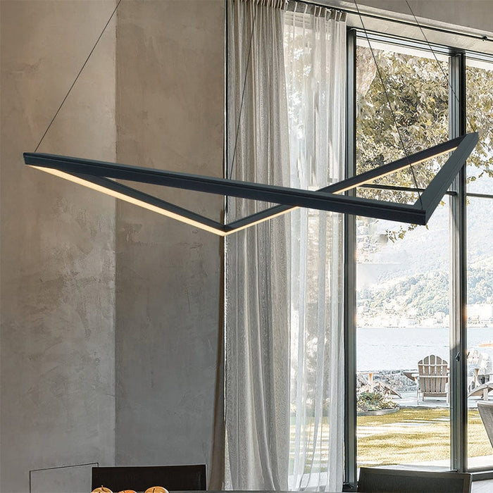 elevenpast pendant light Rez Pendant – Black LED 40W P1374 6009551811596