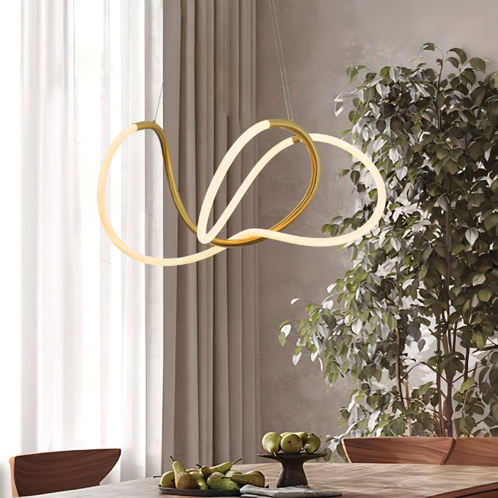 elevenpast pendant light Aeris Gold and Flex LED Chandelier P1375 6009551811602