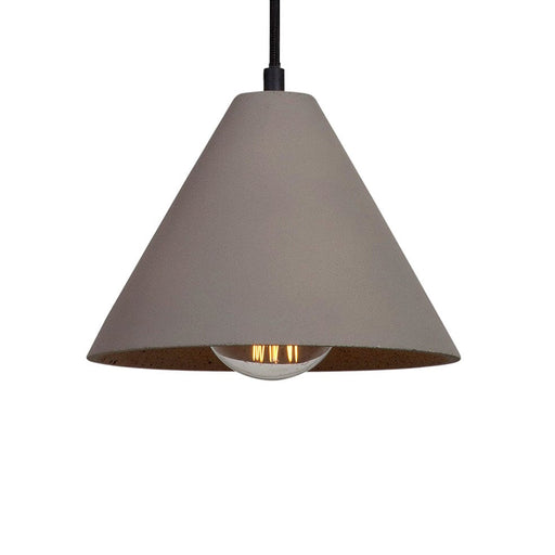 elevenpast pend Concrete Cone Pendant Light Grey P748 6007328381006