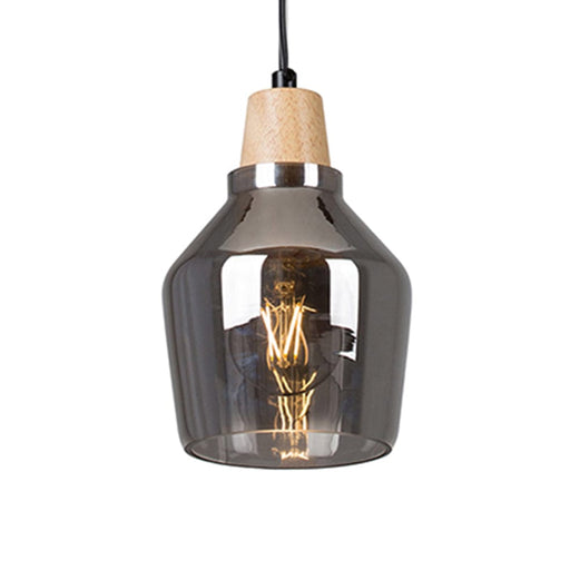 elevenpast Pendant Lights Tallinn Glass Pendant Light Smoke P928SM 6007328387404