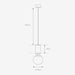 elevenpast Pendant Pawn Steel and Glass Pendant Light PAWNPENDANTLIGHT