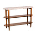 elevenpast wooden console table Helsinki Marble and Wood Console Table PC001
