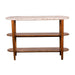 elevenpast wooden console table Helsinki Marble and Wood Console Table PC001
