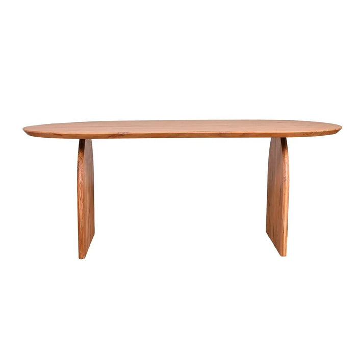 elevenpast wooden dining table Bedum Wooden Acacia Oval Dining Table PC003NAT