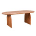 elevenpast wooden dining table Bedum Wooden Acacia Oval Dining Table PC003NAT