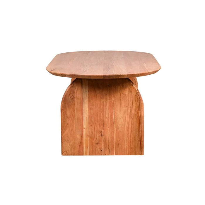 elevenpast wooden dining table Bedum Wooden Acacia Oval Dining Table PC003NAT