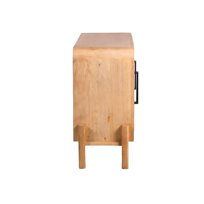 elevenpast wooden sideboard Marion Acacia Wood Sideboard 4 Doors 2 Drawers PC013