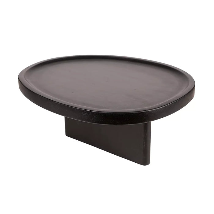 elevenpast Black Solid Mango Wood Sofa Tray in Black | Wallnut | Birch PC024