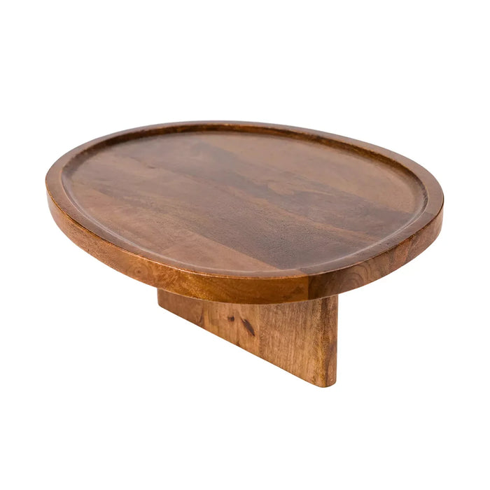 elevenpast Wallnut Solid Mango Wood Sofa Tray in Black | Wallnut | Birch PC025
