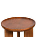 elevenpast wooden sidetable Tripodos Round Walnut Side Table PC070