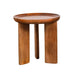 elevenpast wooden sidetable Tripodos Round Walnut Side Table PC070