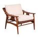 elevenpast Arm Chairs, Recliners & Sleeper Chairs Demi Wood and Leather Arm Chair PC2412