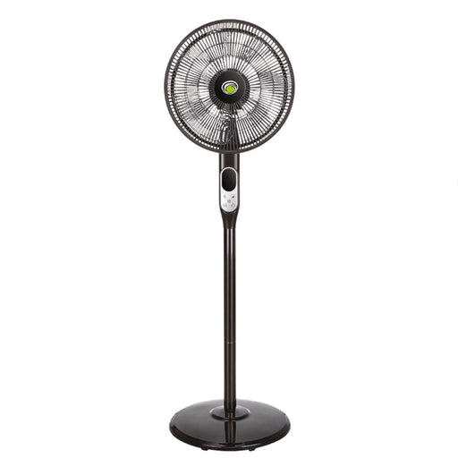 elevenpast standing fan Black Solent DC Pedestal Fan – Black or White Remote Control Stand Fan PEDFANB400 6009210047557