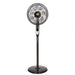 elevenpast standing fan Black Solent DC Pedestal Fan – Black or White Remote Control Stand Fan PEDFANB400 6009210047557