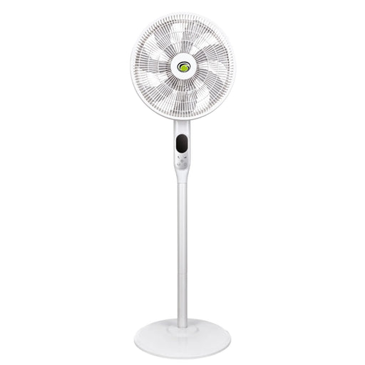 elevenpast standing fan White Solent DC Pedestal Fan – Black or White Remote Control Stand Fan PEDFANW400 6009210047373