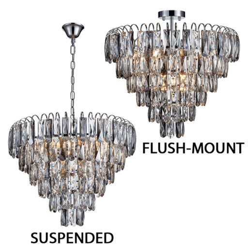 elevenpast Pendant Chrome Monoceros Crystal Pendant PEN027 CHROME 6007226075106