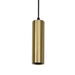elevenpast Pendant Satin Brass Tuve Pendant Light in Black, White, Brass or Chrome PEN046/1 SAT BRASS 6007226081350