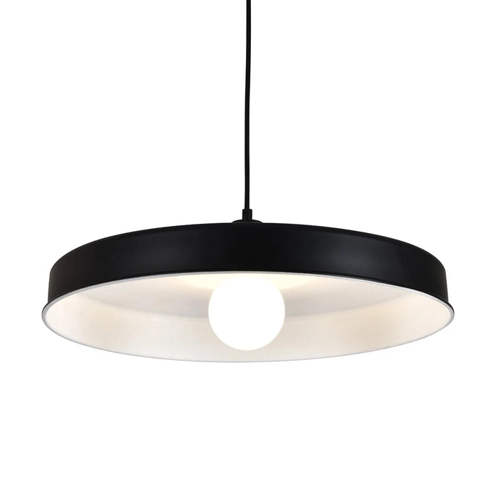 elevenpast pendant light Black Drop Disc Pendant Light - Black | White PEN099 BLACK 6007226013696