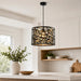 elevenpast pendant light Sand Black and Gold Geometric Metal Pendant Light – 40cm PEN143 SAND BLACK 6007226092448