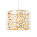 elevenpast pendant light Large Eluvian White and Gold Pendant Light - Small | Large PEN146 MATT WHITE 6007226090079