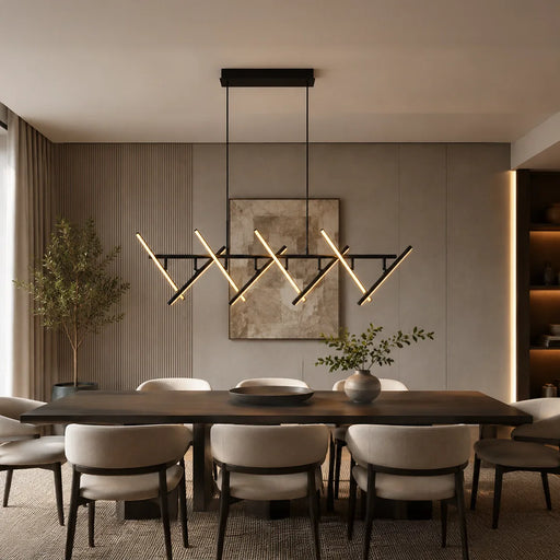 Kinetic Adjustable LED Pendant Light - Black 