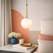 elevenpast pendant light Rhea Orb Metal and Glass Pendant Light - Brass PEN154 BRASS 6007226090277