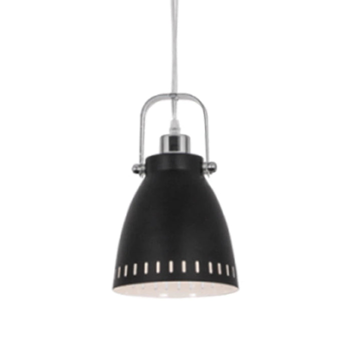 elevenpast pendant light Black Giovani Polished Chrome Pendant Light - Black | Satin Nickel | White PEN187/1 6007226058604