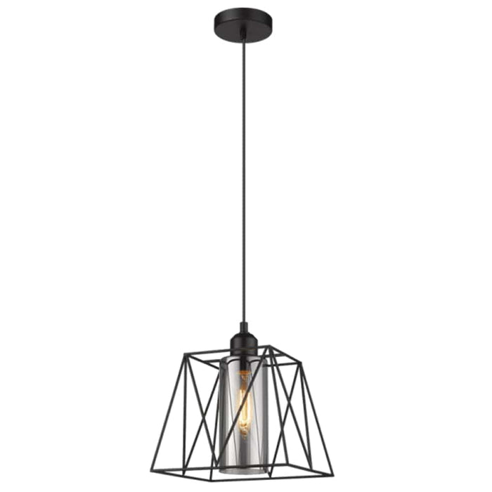 elevenpast Colton Glass Pendant Light PEN201 BLACK 6007226075823
