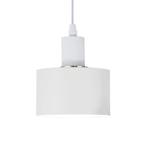 elevenpast Pendant White Wyatt Single Light Pendant Metal PEN245/1 WHITE 6007226073232