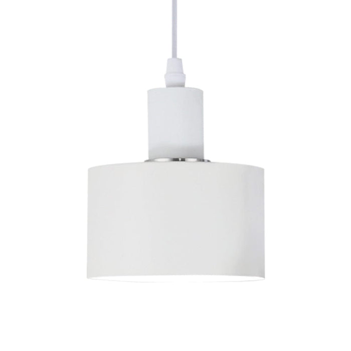 elevenpast Pendant White Wyatt Single Light Pendant Metal PEN245/1 WHITE 6007226073232