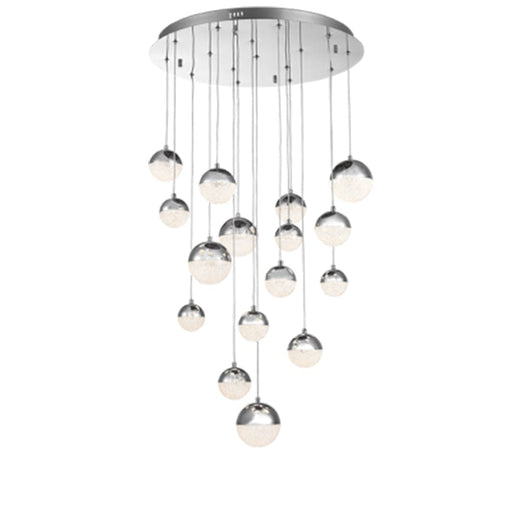 elevenpast Chandeliers Small Timberlake Ball Pendant Chandelier Light PEN247/16 CHROME 6007226074543