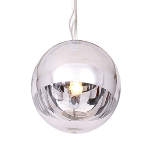 elevenpast Chandeliers Large Polished Chrome and Glass Pendant Light PEN2488 CHROME 6007226045208